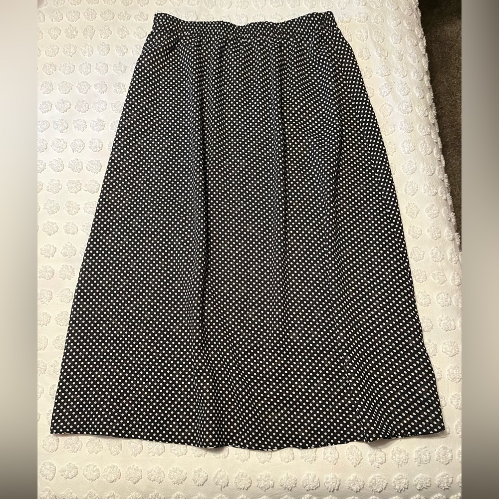 Reversible Black and White Skirt, Size M